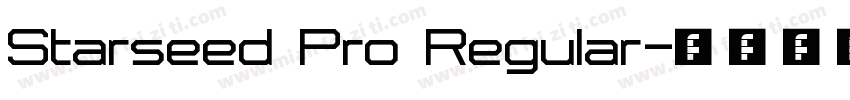 Starseed Pro Regular字体转换